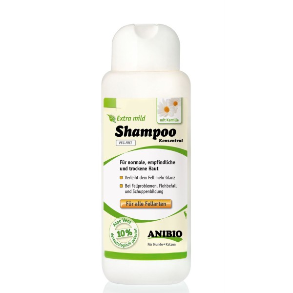 ANIBIO Shampo 250 ml. Mild, konsentrat